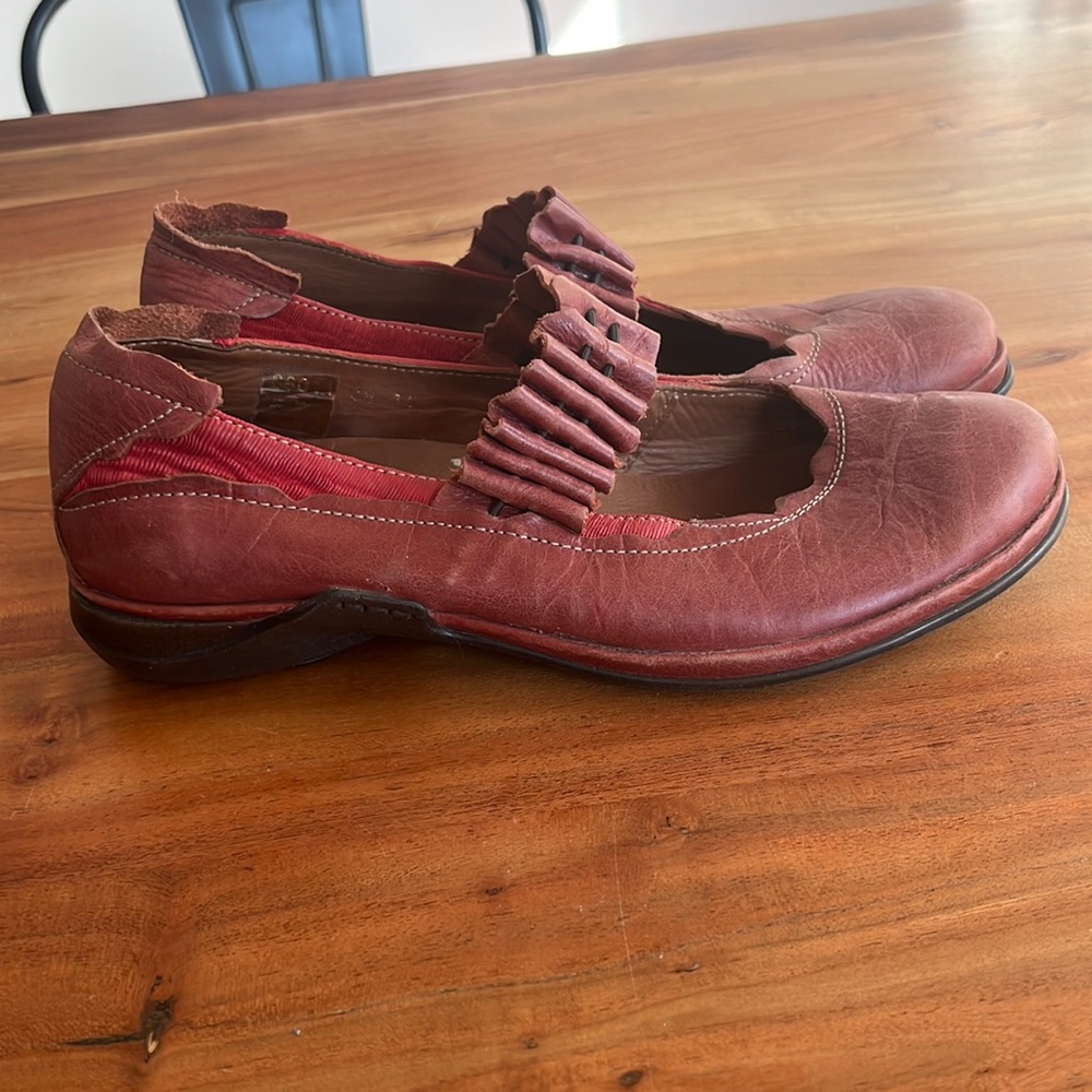 Romika Leather Baby Jane slip ons 8